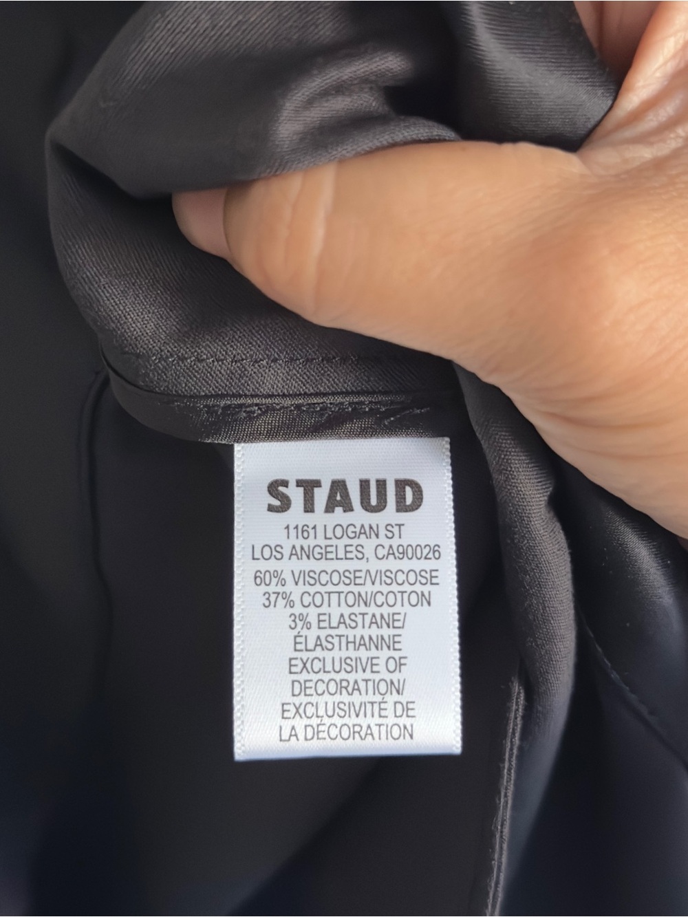 Staud Mini Ilana Dress with Floral Appliqué Size Small - Picture 7 of 8